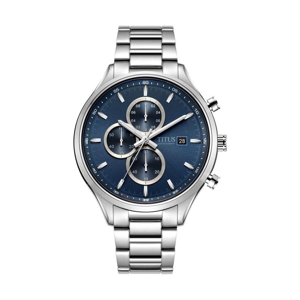 Solvil Er Titus men’s chronograph stainless steel watch, Men's Fashion ...