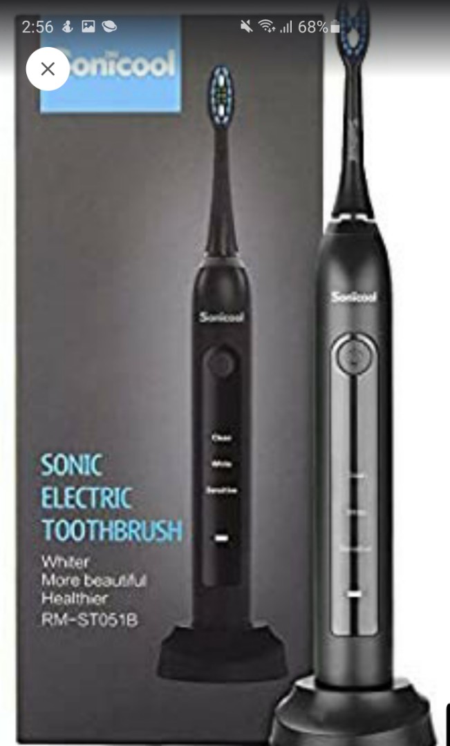 Sonicool RMST051B Sonic Electric Toothbrush USB Rechargeable 3