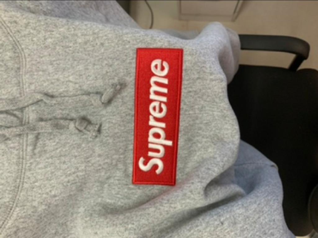 SUPREME BOX LOGO HOODIE Men s Fashion Tops Sets Hoodies on