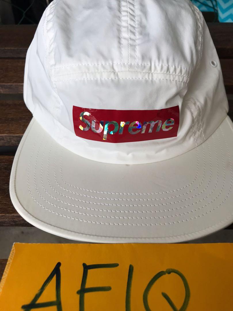 Supreme holographic online logo camp cap
