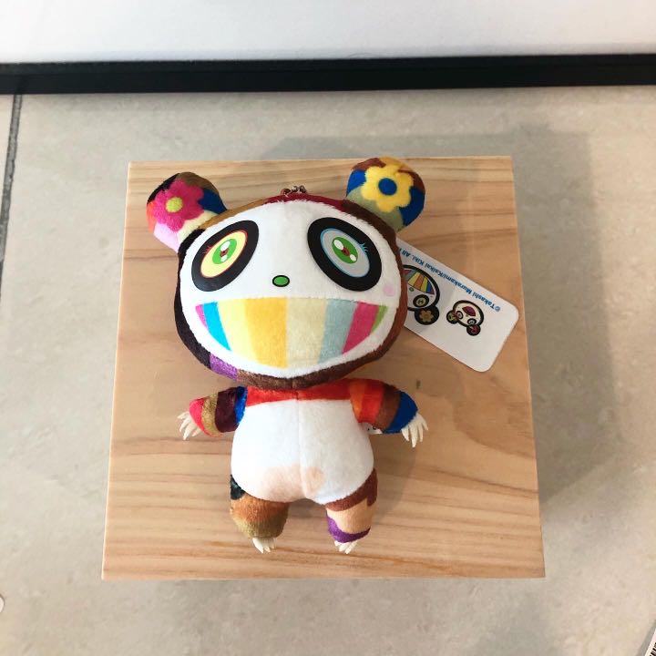 Takashi Murakami Mini Plush Panda Keychain