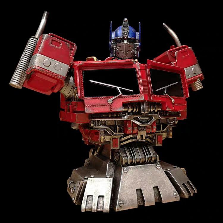 Transformers Optimus Prime Bust Statue, Hobbies & Toys, Toys & Games on ...