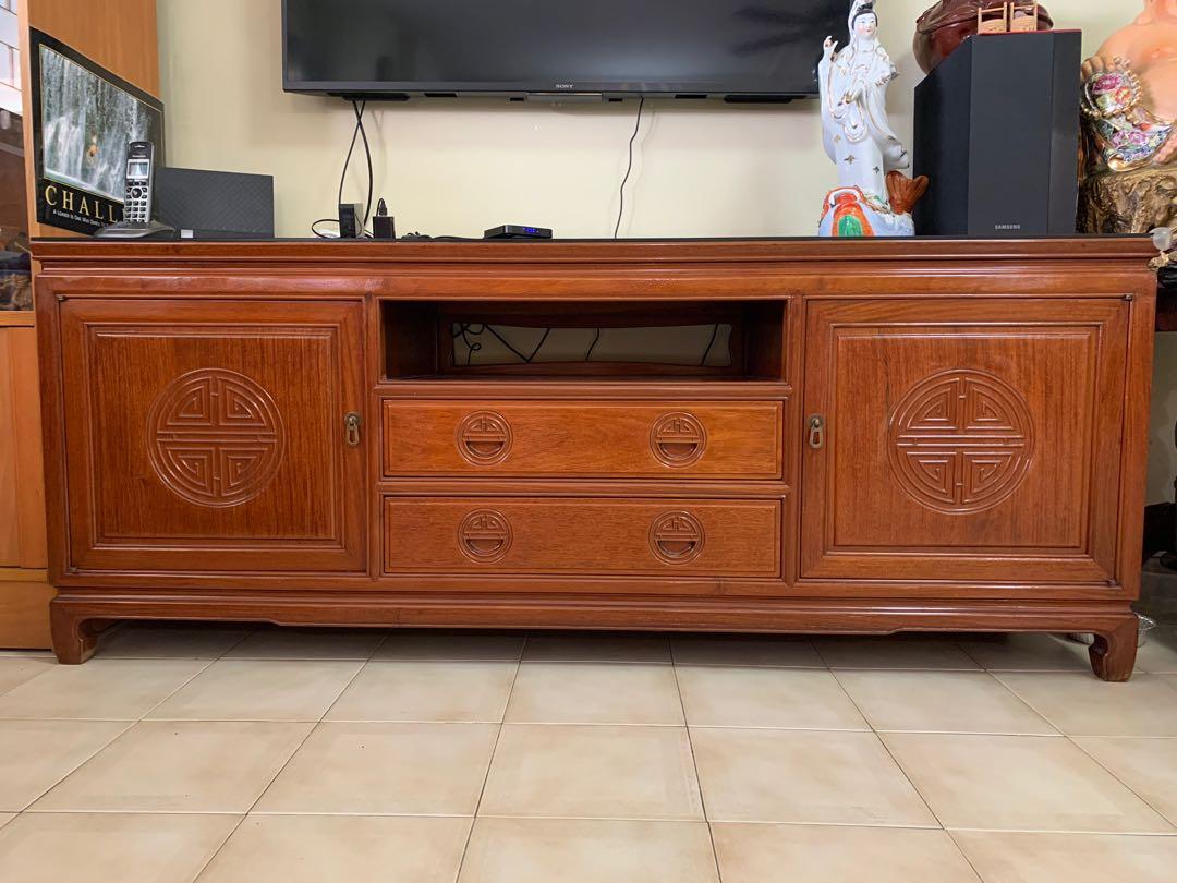 Rosewood tv outlet cabinet