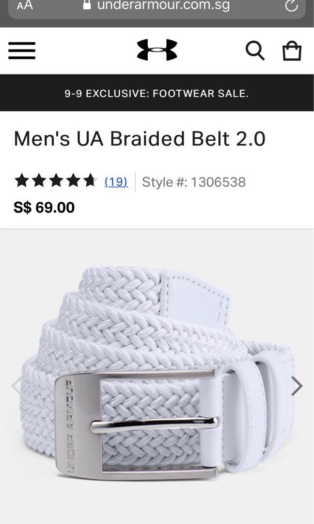 Men's UA Braided Belt 2.0