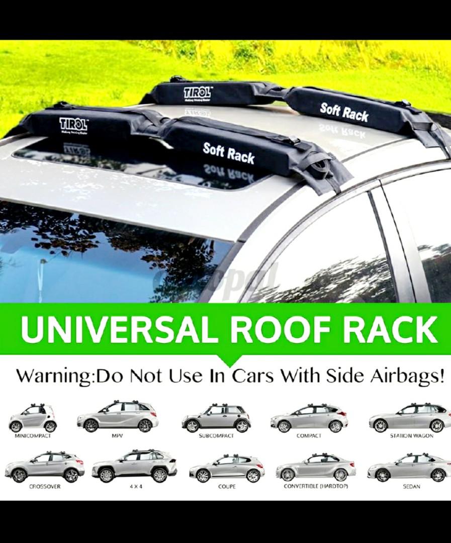 Universal Soft Roof Rack Car Accessories Accessories On Carousell