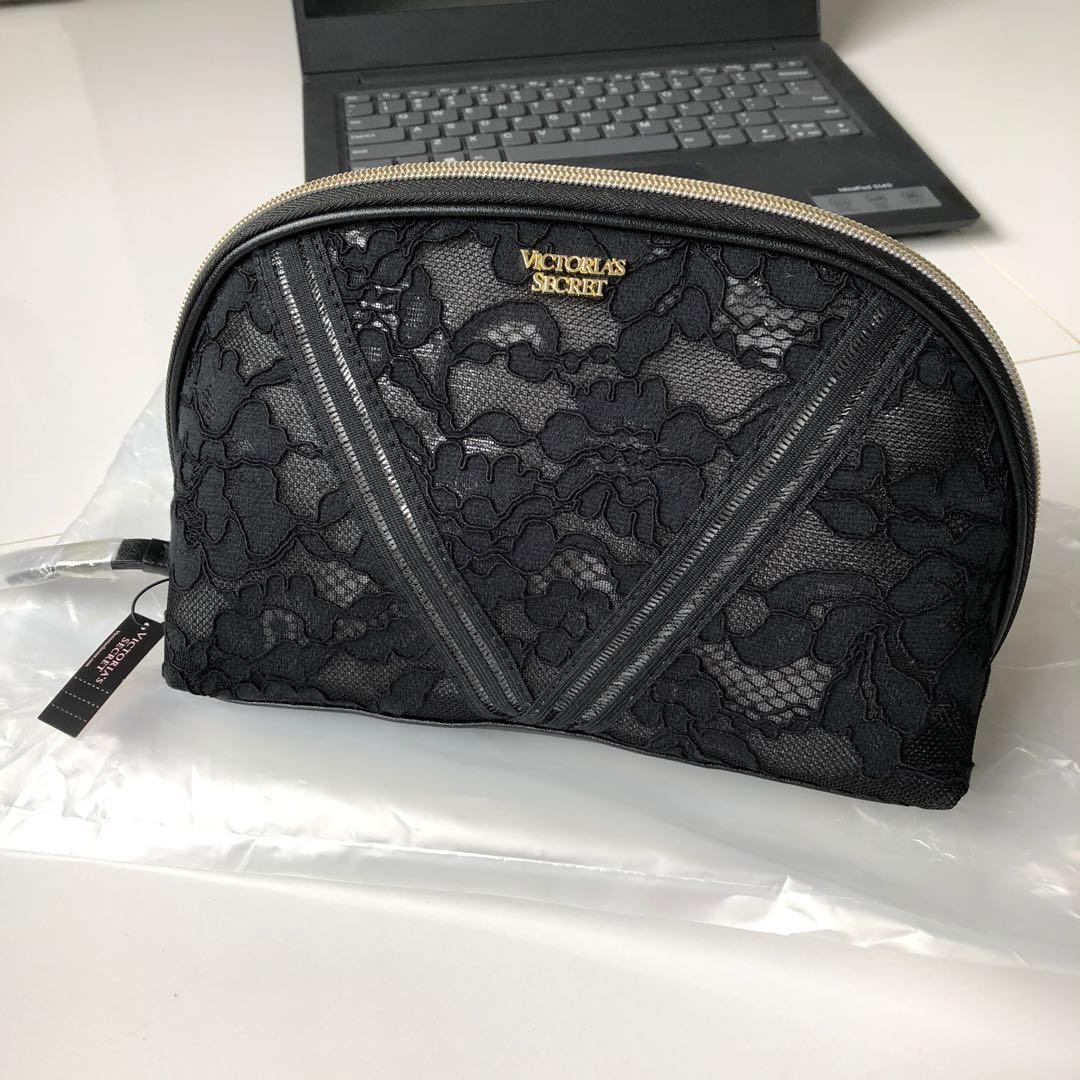 Victoria's secret floral store lace glam bag