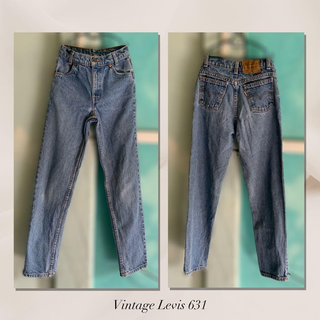 condom Discomfort Meeting Vintage Levis 631 Jeans, Women's Fashion, Bottoms, Jeans & Leggings on  Carousell