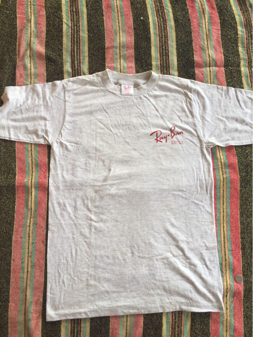 Vintage Ray-Ban Olympic T-shirt single stitch, Men's Fashion, Tops & Sets,  Tshirts & Polo Shirts on Carousell