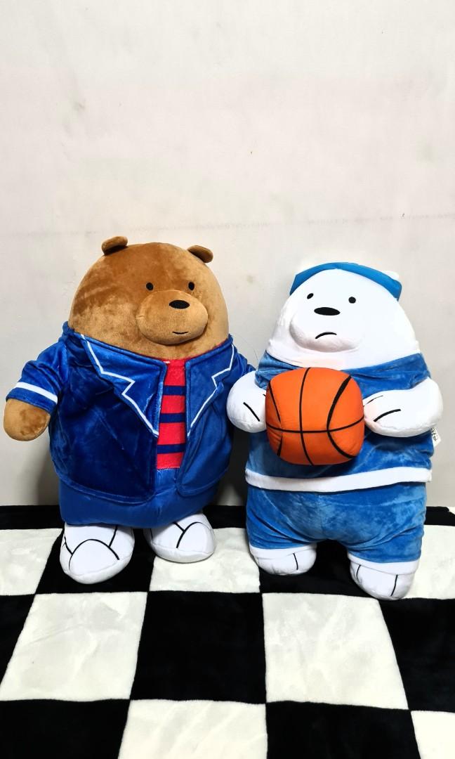 we bare bears grizz plush