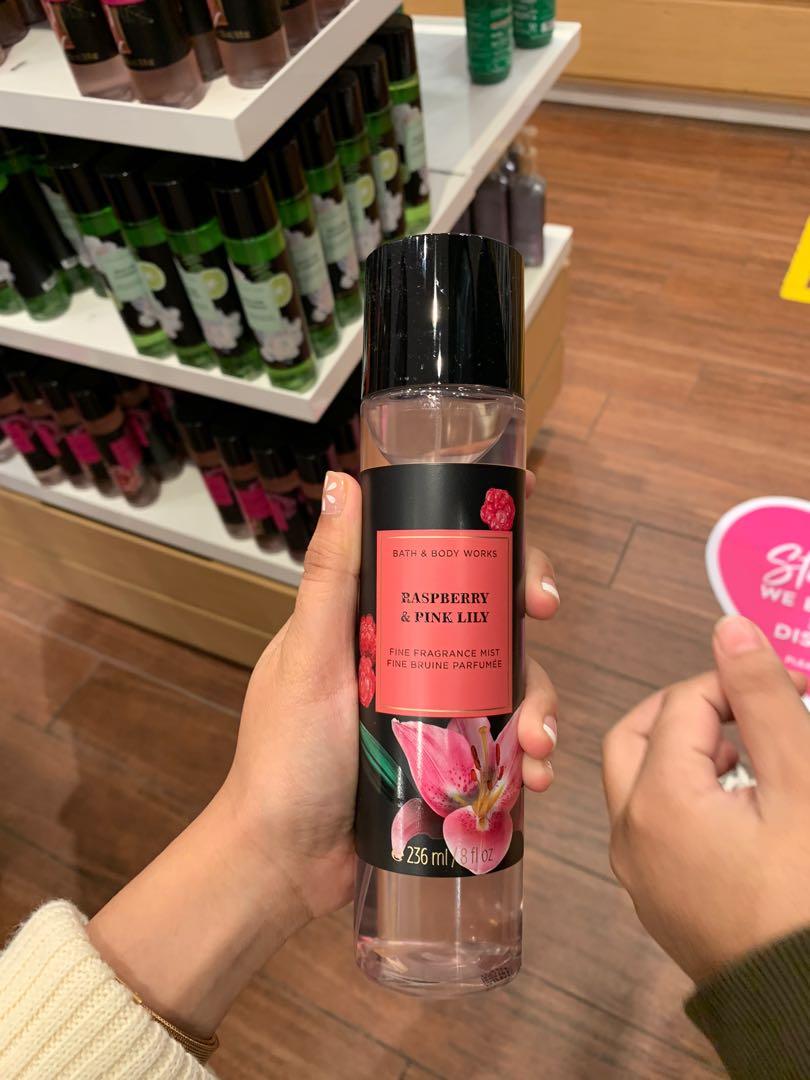 Raspberry and pink lily bath and body works smell outlet