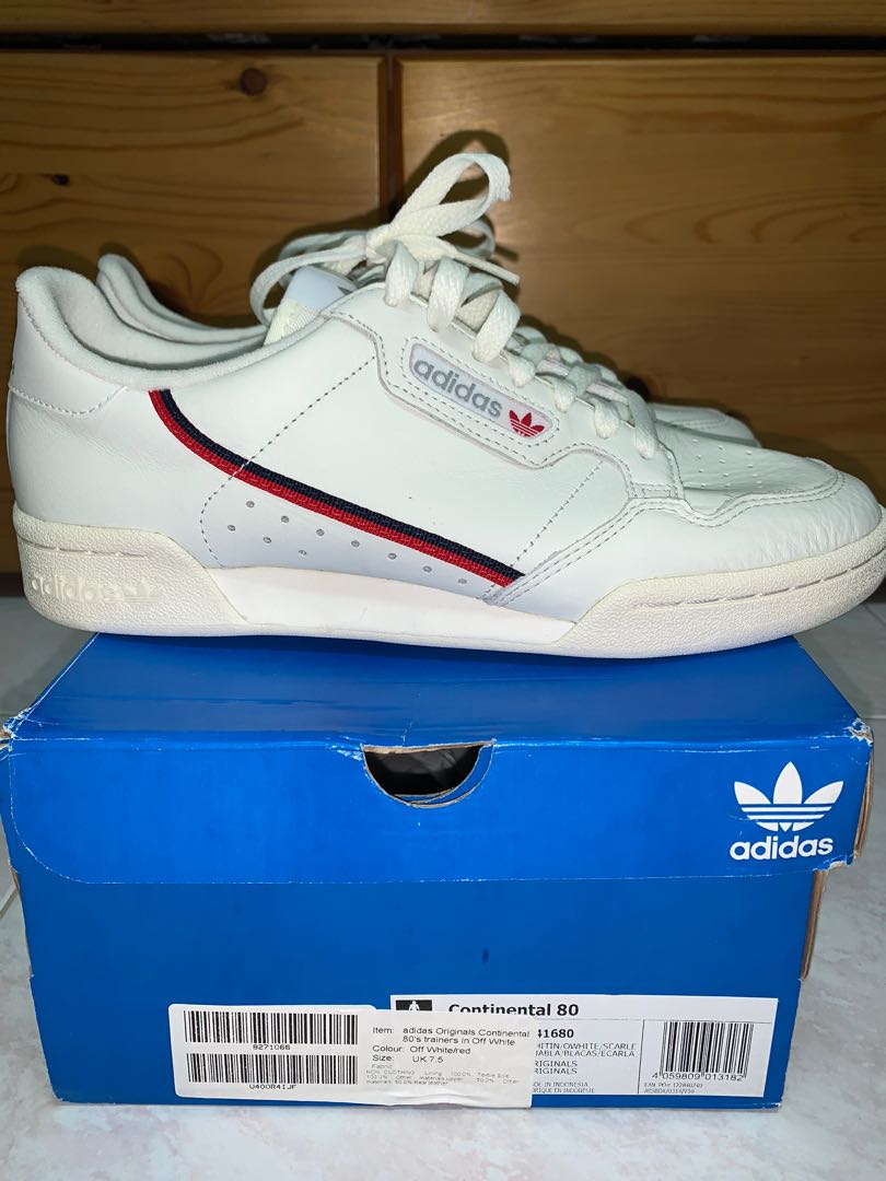 adidas continental 80 size 7