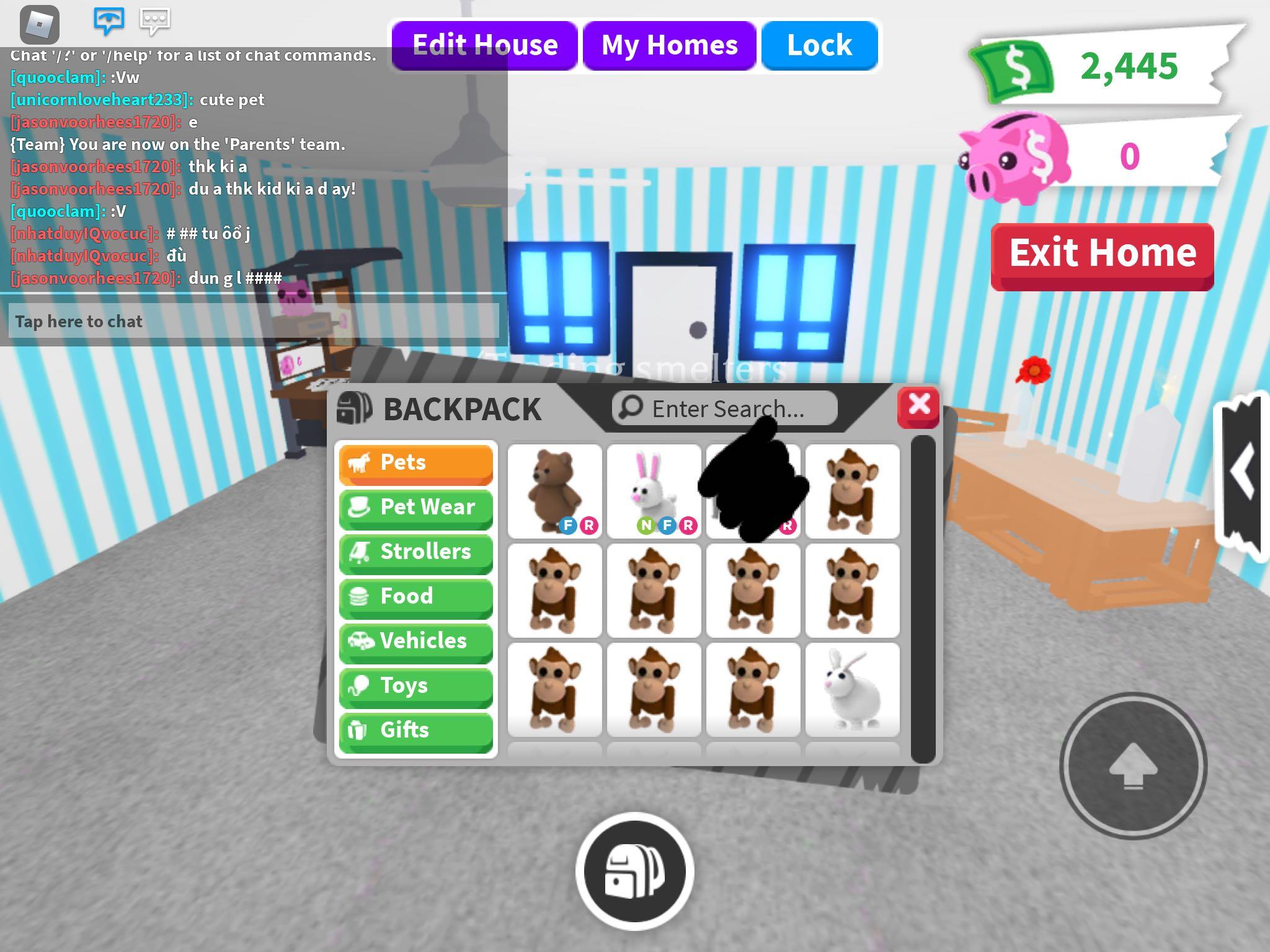 Adopt Me Pets Toys Games Video Gaming In Game Products On Carousell - roblox hat pets command