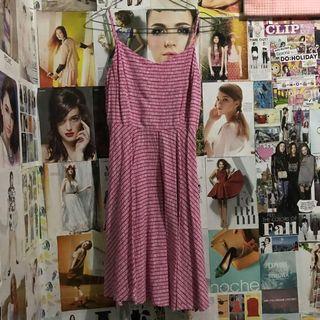 Anna Midi Summer Dress Pink