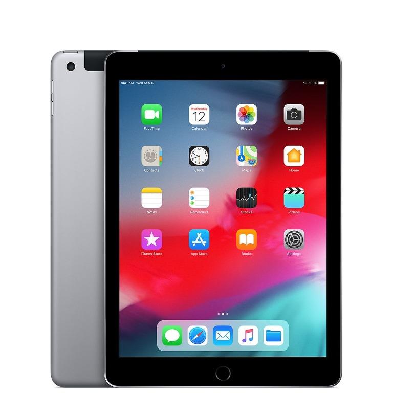 Apple Ipad Wi Fi Cellular 128gb Space Gray 6th Generation Mobile Phones Tablets Tablets On Carousell