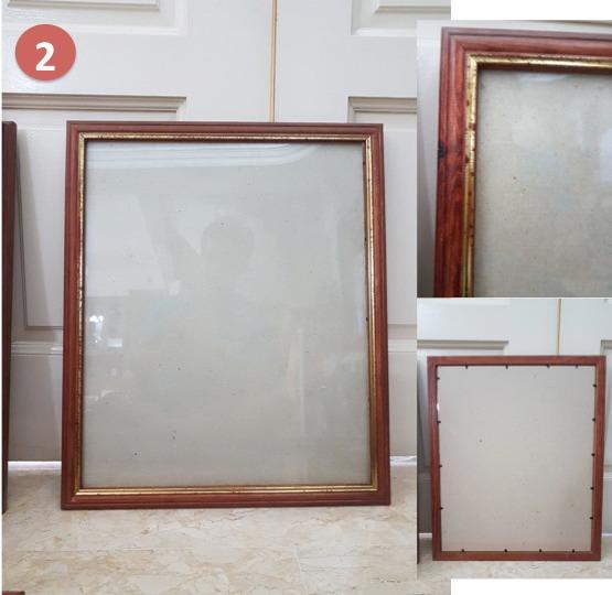 Assorted Frames - Rectangular / Oval (Category: Frames & Pictures) located in Singapore. Submitted by mrwoodyzz (Listing ID 1035028480, Image 2). Description: Assorted Frames - see below for prices and description. (1) Wood Frame // 43 by 35 cm - 1 frame avail // $15 ea (2) Wood Frame // 51 by 43 cm - 6 frames avail // $20 ea (3) Wood Frame (Thick) // 38 by 46 cm - 6 frames avail // $15 ea (4) Golden Oval Frame // 58 by 58 cm (outer diameter) - 1