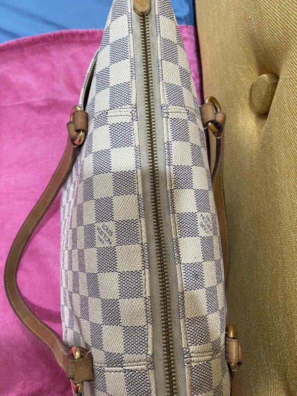 Louis Vuitton Damier Azur Totally MM Tote Bag Shoulder with Zipper 88l –  Bagriculture