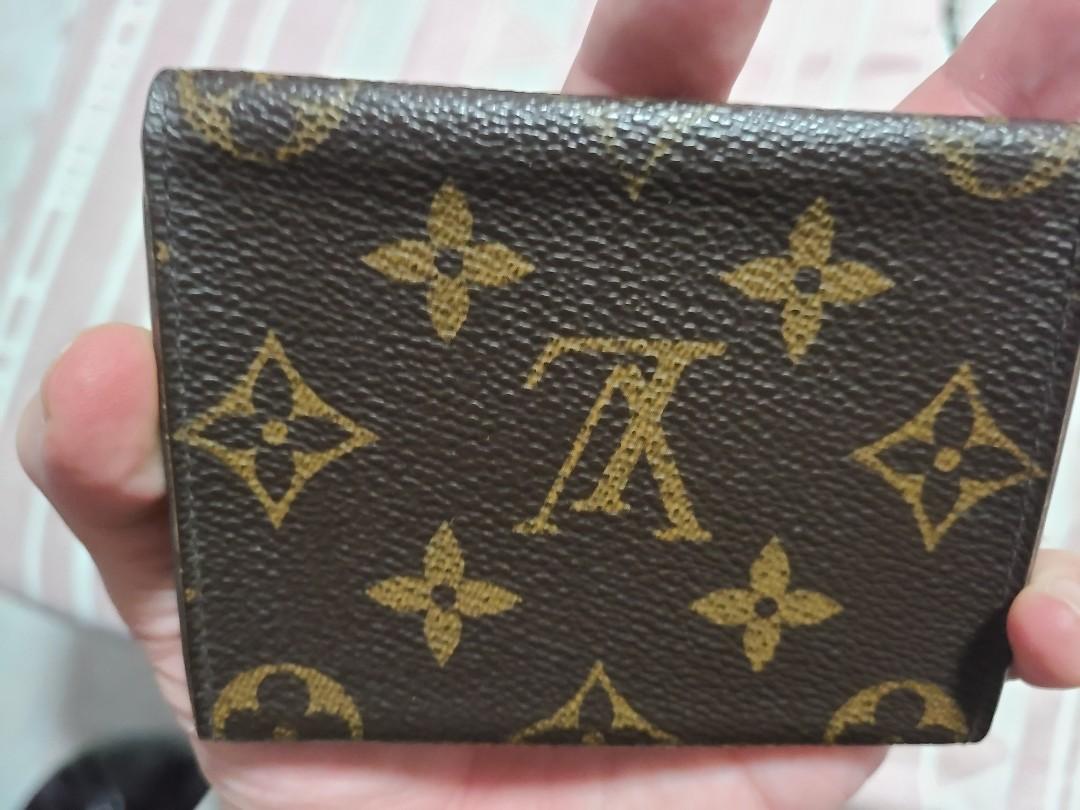 Authentic Used Louis Vuitton Monogram Business Card Holder