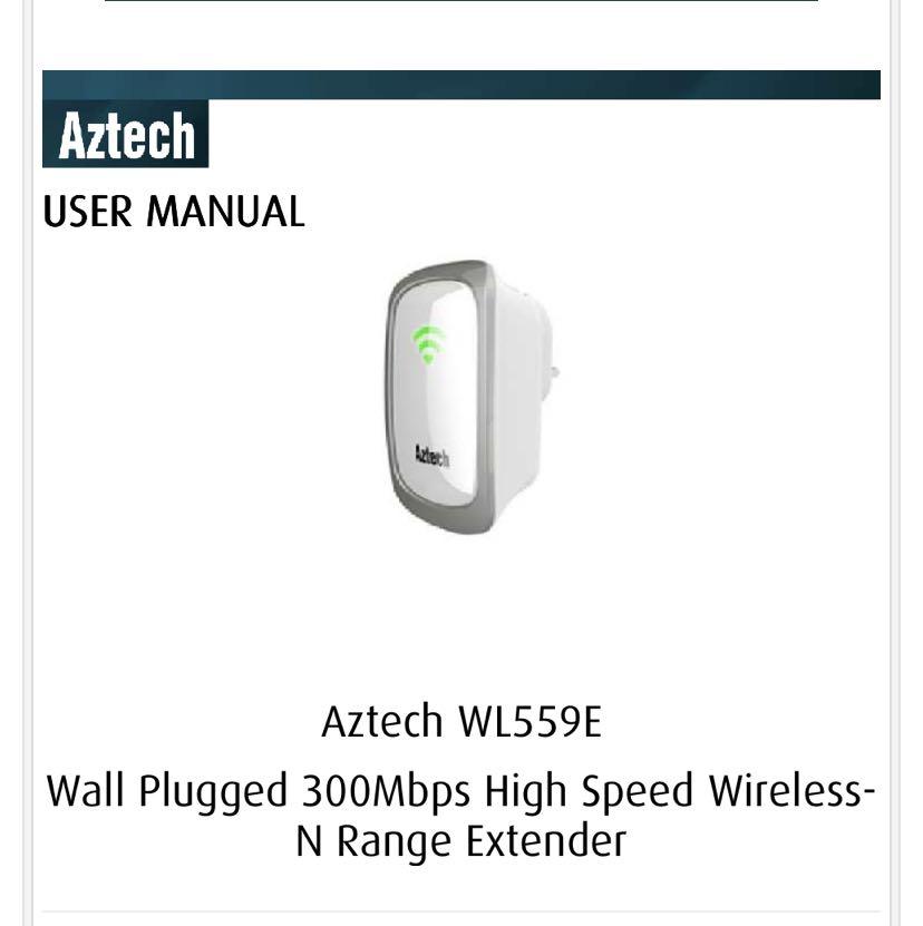 Aztech range extender (Category: Networking) located in Singapore. Submitted by danielchua1776 (Listing ID 1035004809, Image 3). Description: Aztech range extender WL559E - 300mbps.