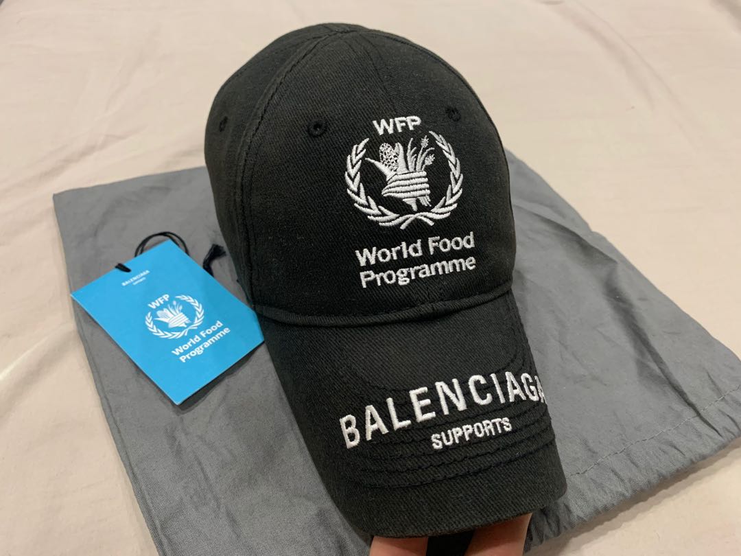 Balenciaga World Food Programme Cap in Black  Lyst