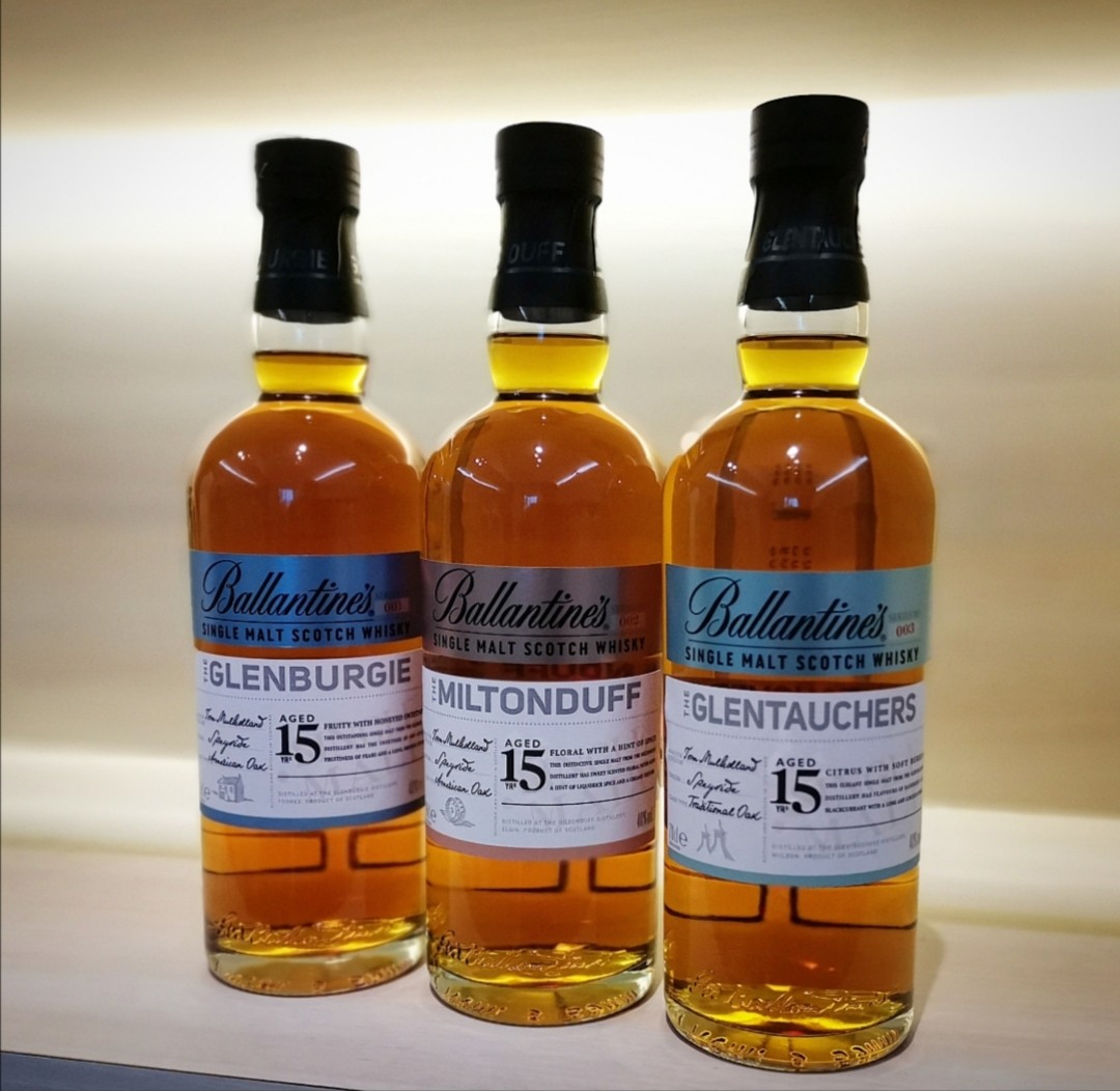 Price Reduced For Last 2 Sets Ballantine S Single Malt Whisky Samples Food Drinks Beverages On Carousell Ballantine's is a blended scotch whiskies produced by pernod ricard in dumbarton, scotland. price reduced for last 2 sets ballantine s single malt whisky samples