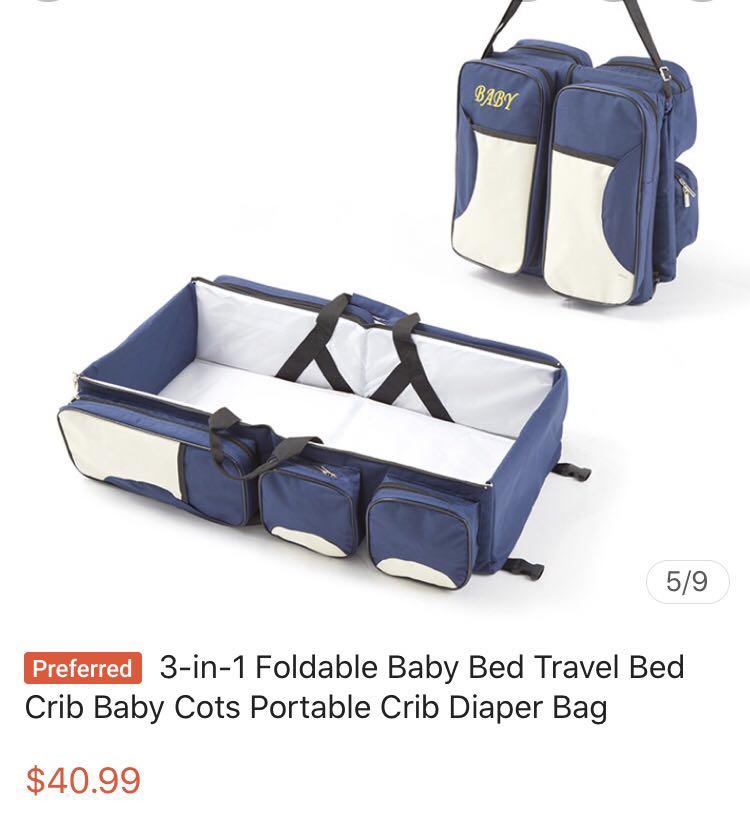 diaper bag with fold out changing pad