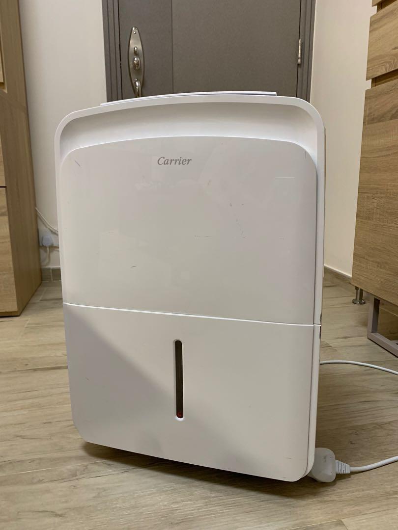 carrier dehumidifier 抽濕機dc20da 20ll 壓縮機保用至2023年2月 傢俬 家居 傢俬 carousell