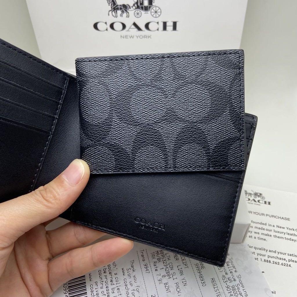 coach wallet men
