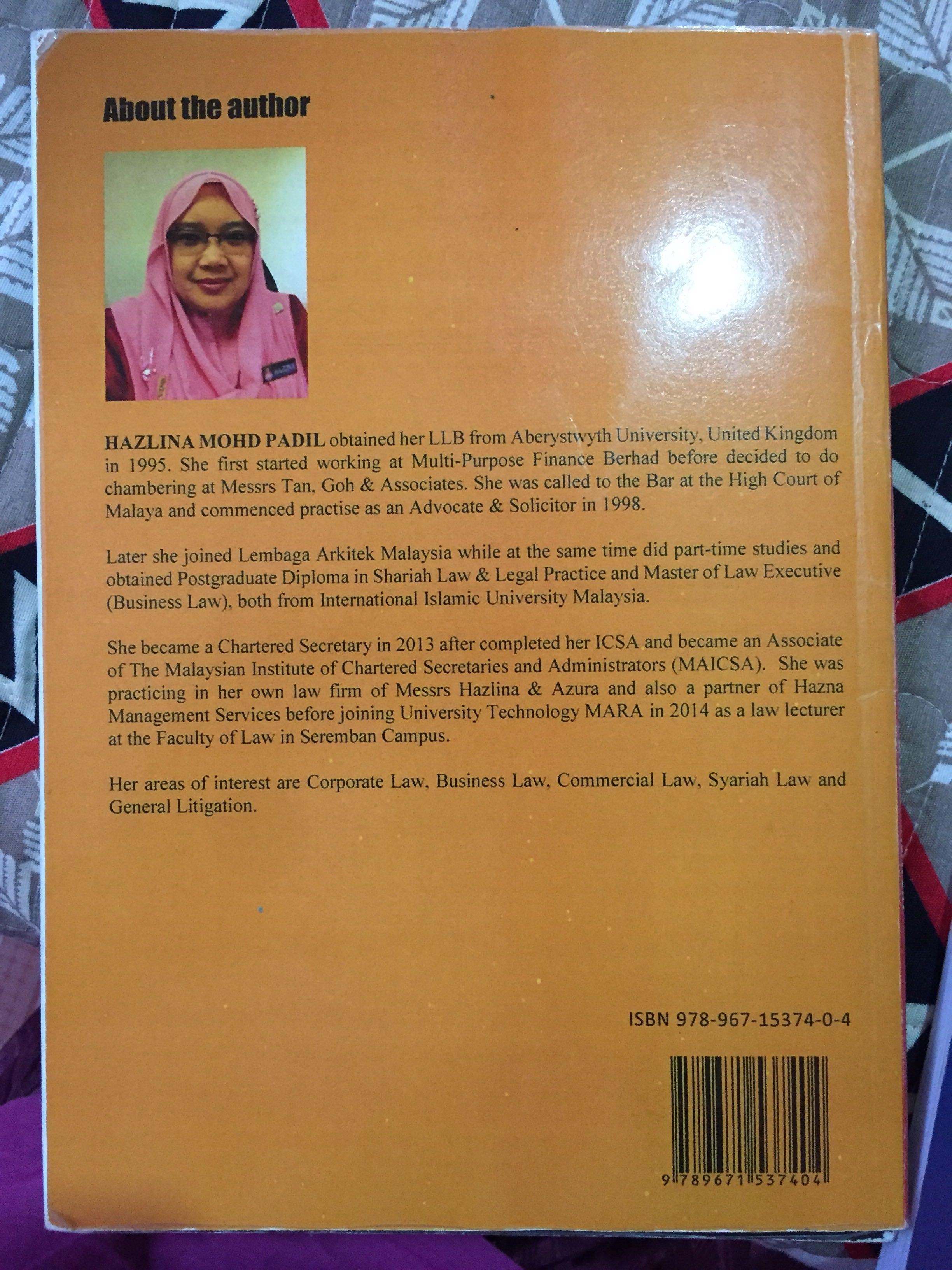 Company Law In Malaysia Textbooks On Carousell
