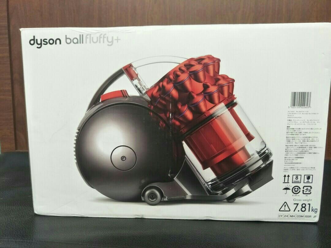 戴森九成新Dyson Ball fluffy+ CY24 紅圓筒式吸塵器, 電視及其他電器