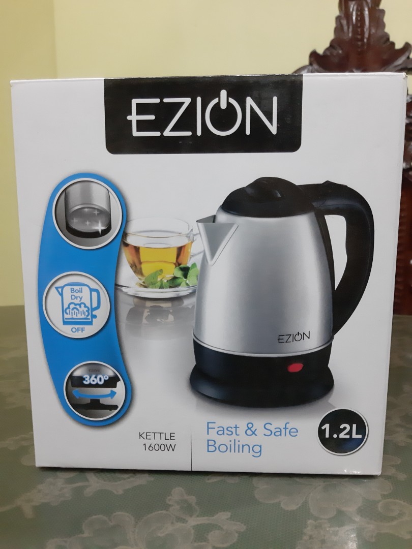 Ezion 1.2L Electric Kettle TV Home Appliances Kitchen