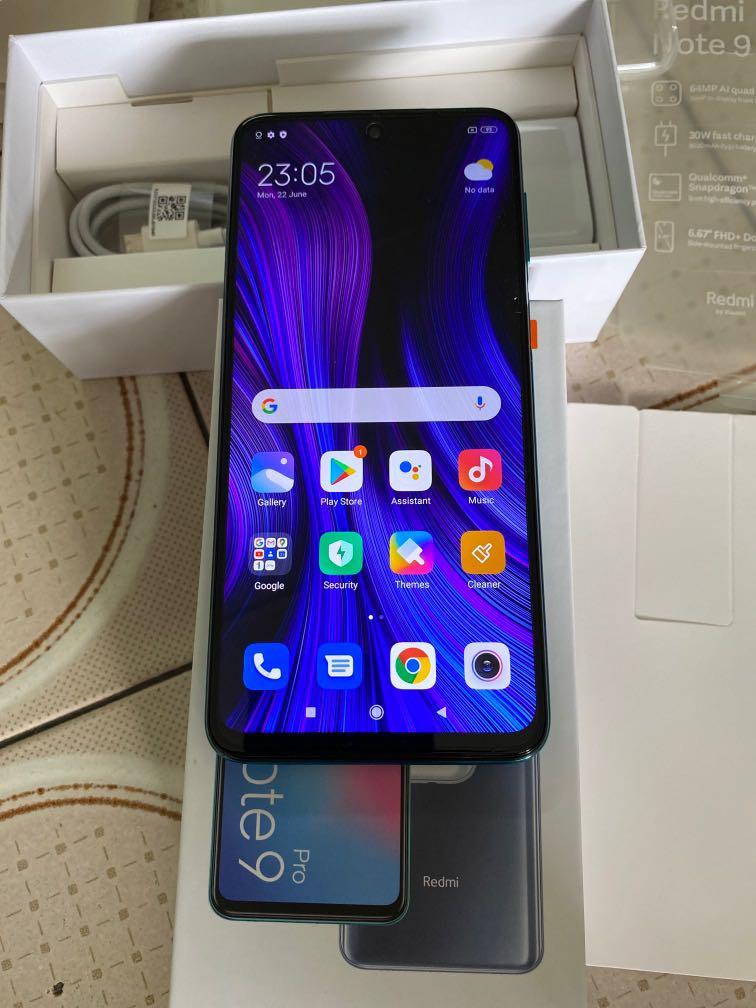 Few Day Old Redmi Note 9 Pro Green Fullset Mobile Phones Tablets Android Phones Xiaomi On Carousell