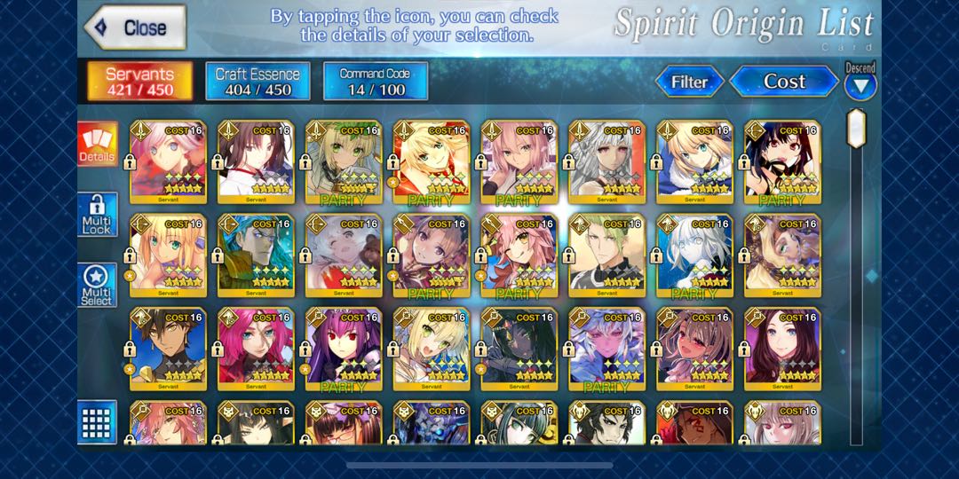 FGO WHALE ACCOUNT 60 SSRs, Video Gaming, Gaming Accessories, Game Gift