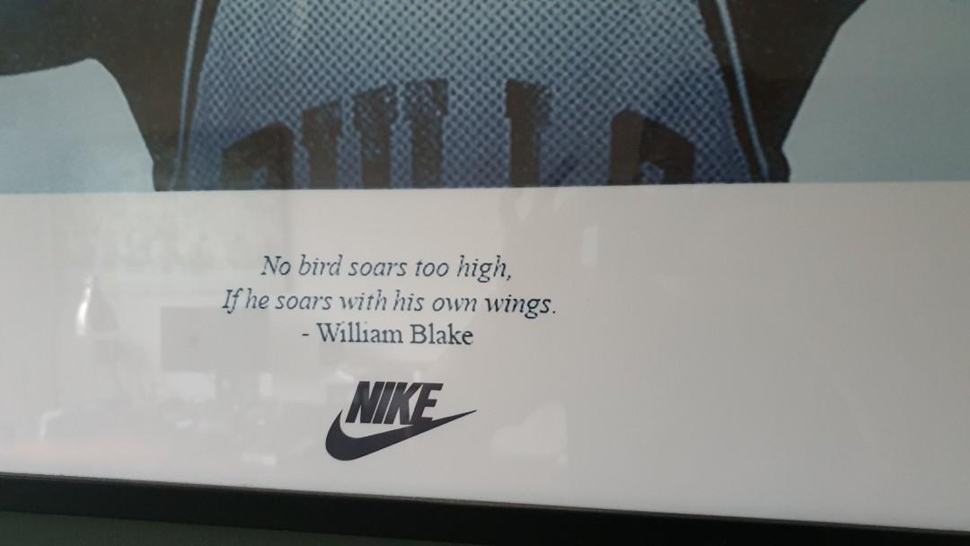 Michael jordan deals nike wings poster