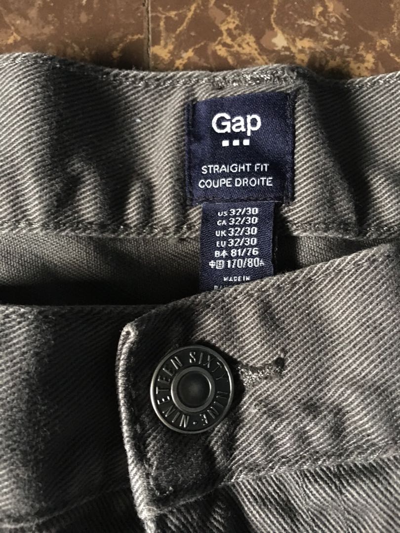 Gap Straight Fit Jeans, Men's Fashion 