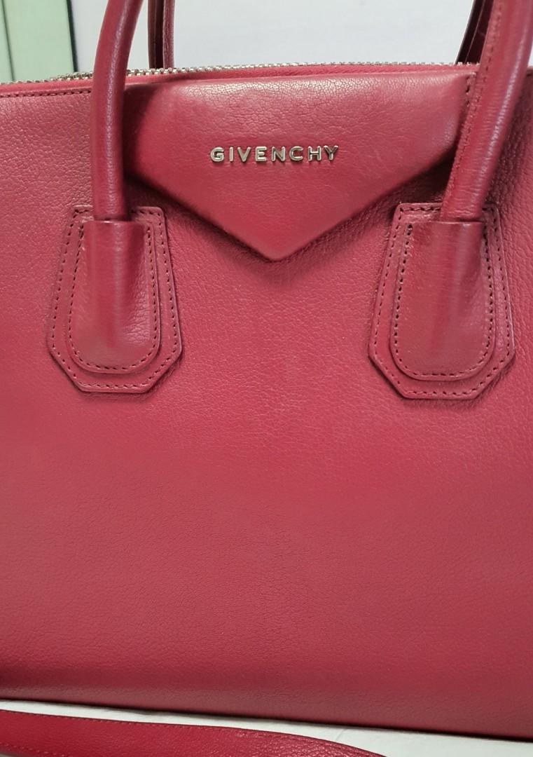 Givenchy antigona medium best sale red