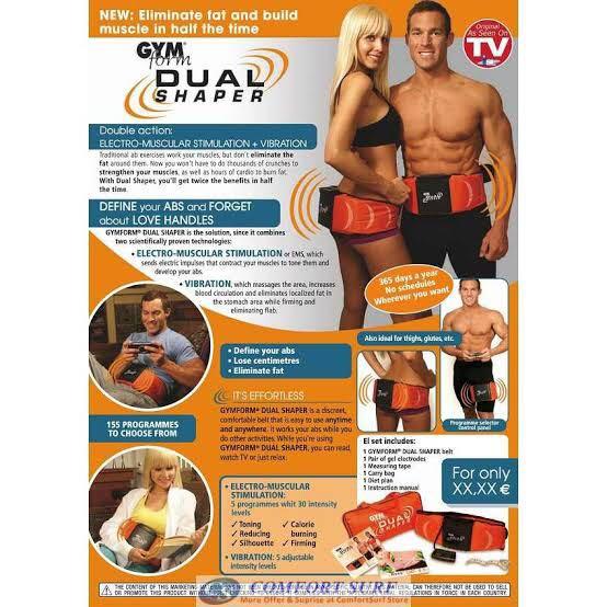 Gym form dual shaper instructions store