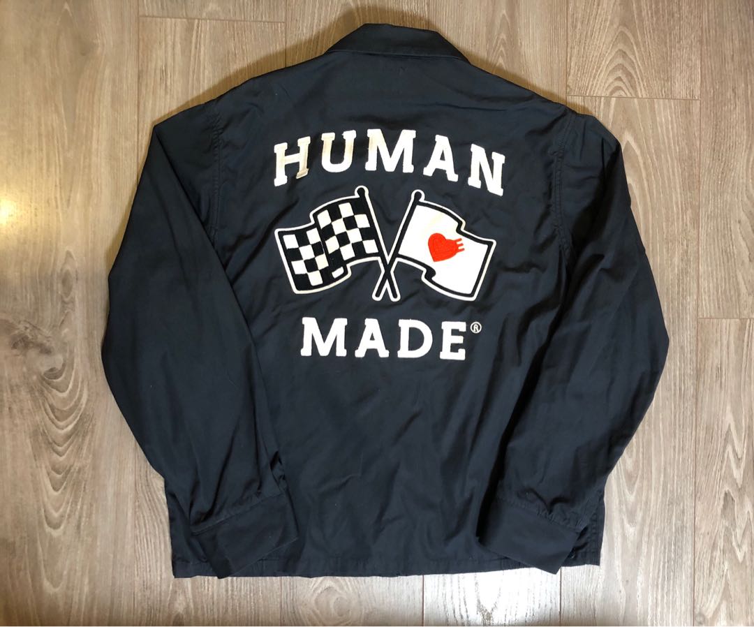 Human made 20SS drizzler jacket navy, 男裝, 外套及戶外衣服- Carousell
