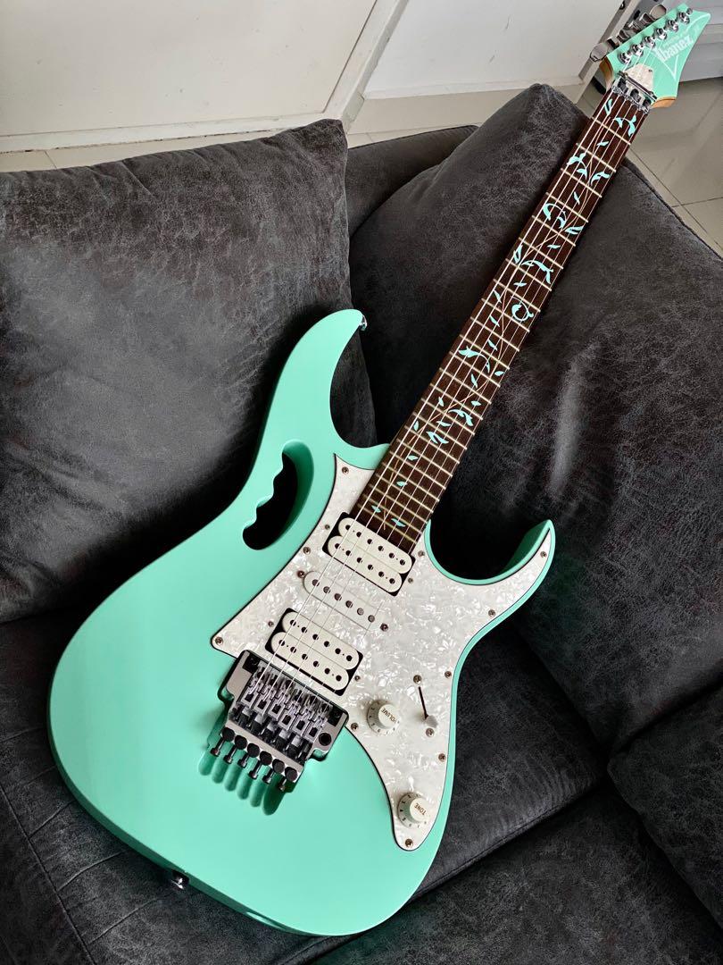 Ibanez JEM70V SFG Steve Vai Signature Electric Guitar w Case Sea Foam Green not Gibson Fender Strat Tele Suhr PRS Paul Reed Smith Gretsch Martin