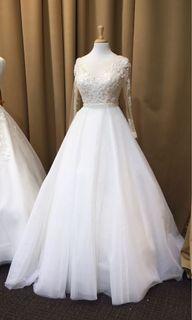 Idora ivory pearl wedding dress