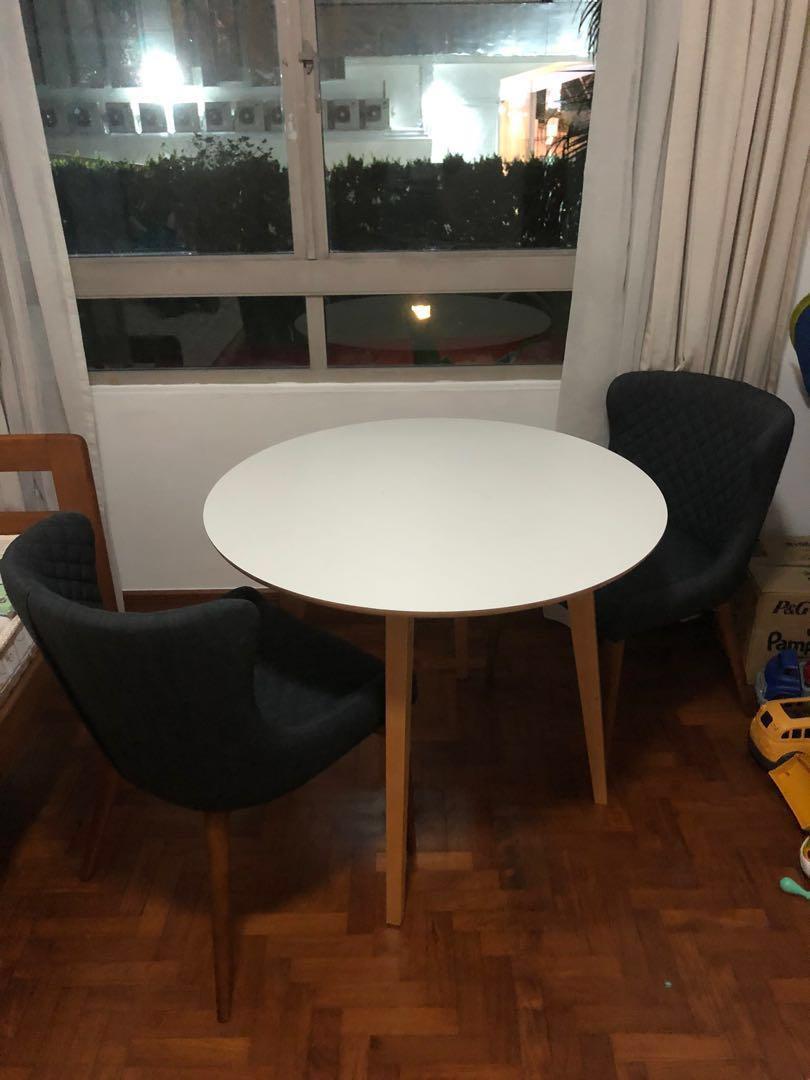 Ikea Nordmyra Round Dining Table Furniture Tables Chairs On Carousell