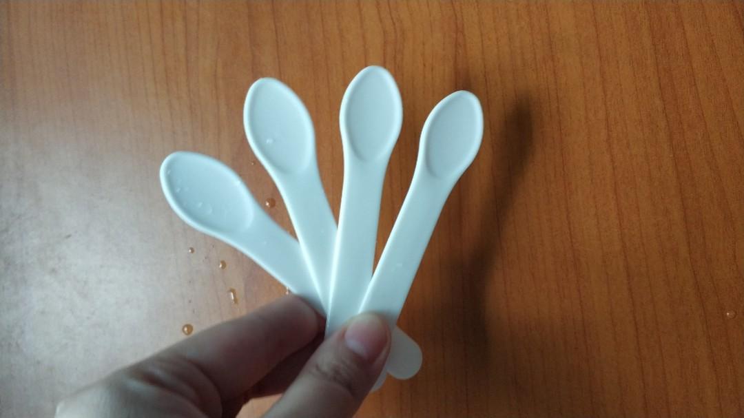 Instock White Cosmetic Mask Skincare Spatula Spoon Health Beauty Face Skin Care On Carousell
