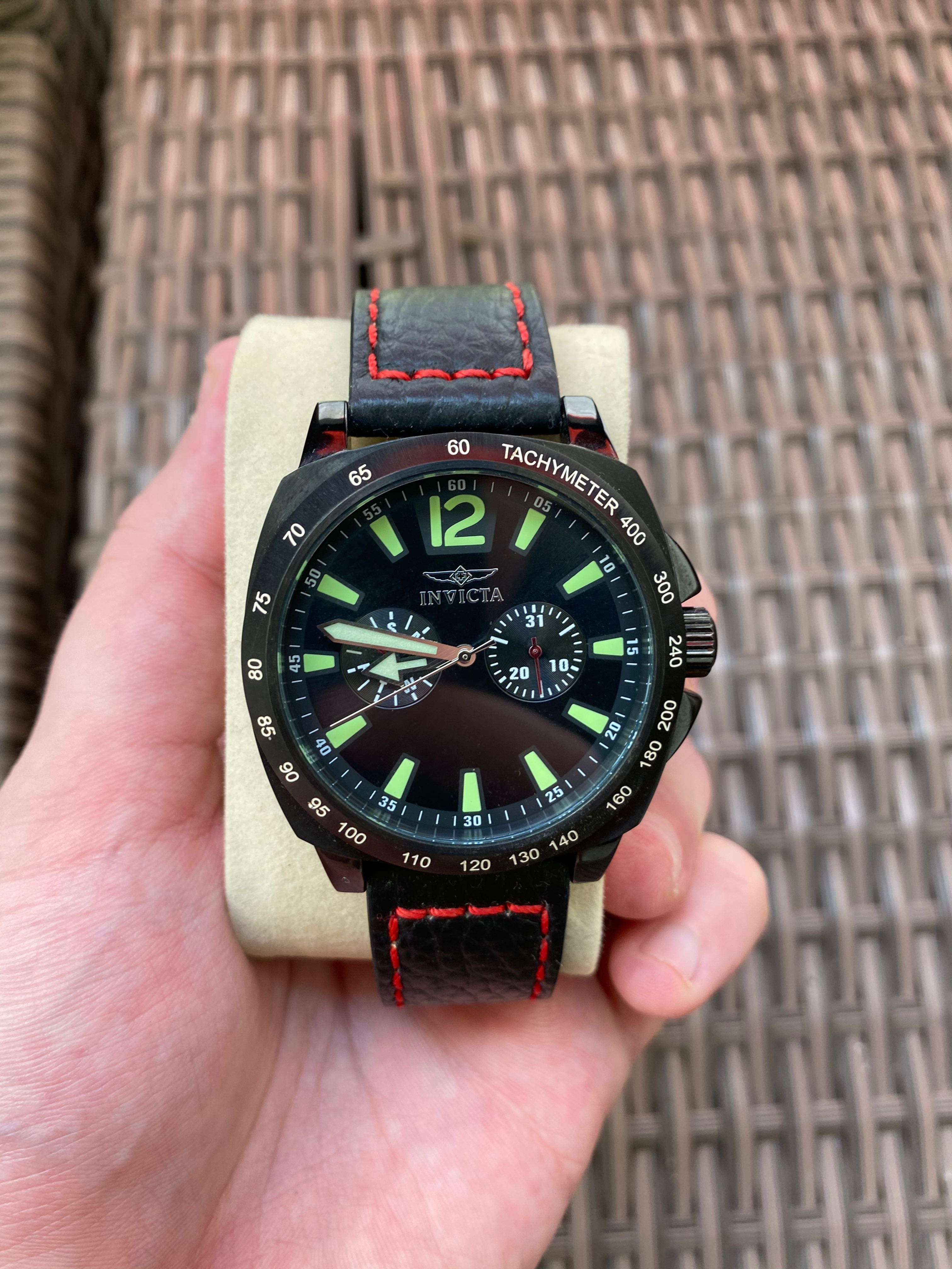 Invicta red and black watch online