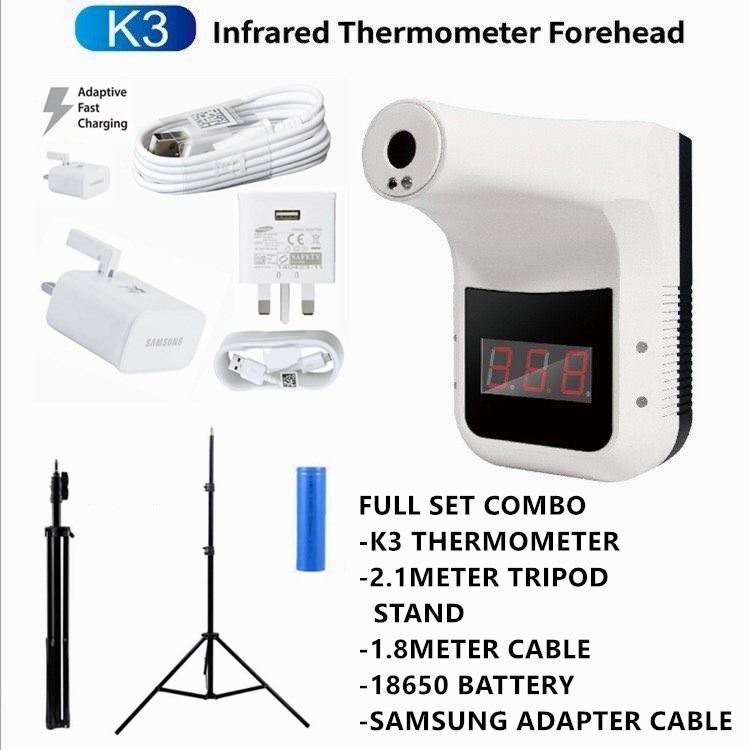 Kl Ready Stock K3 Thermometer Tripod Stand Full Set Combo Electronics Others On Carousell