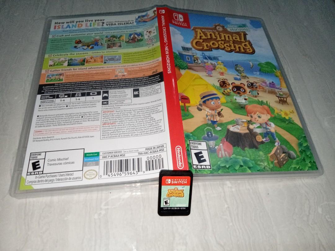 animal crossing and nintendo switch