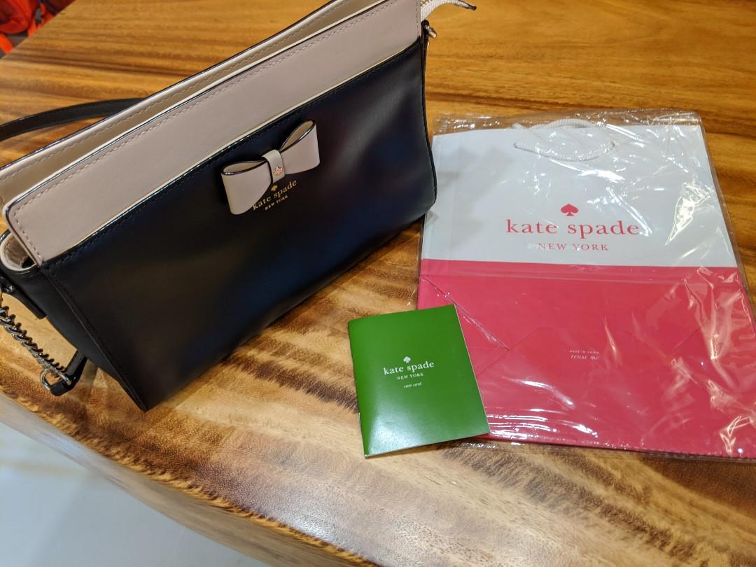 Kate Spade Crossbody Bag: Baldwin Street Angelica Handbag (black  almond-beige-nude), Women's Fashion, Bags & Wallets, Cross-body Bags on  Carousell