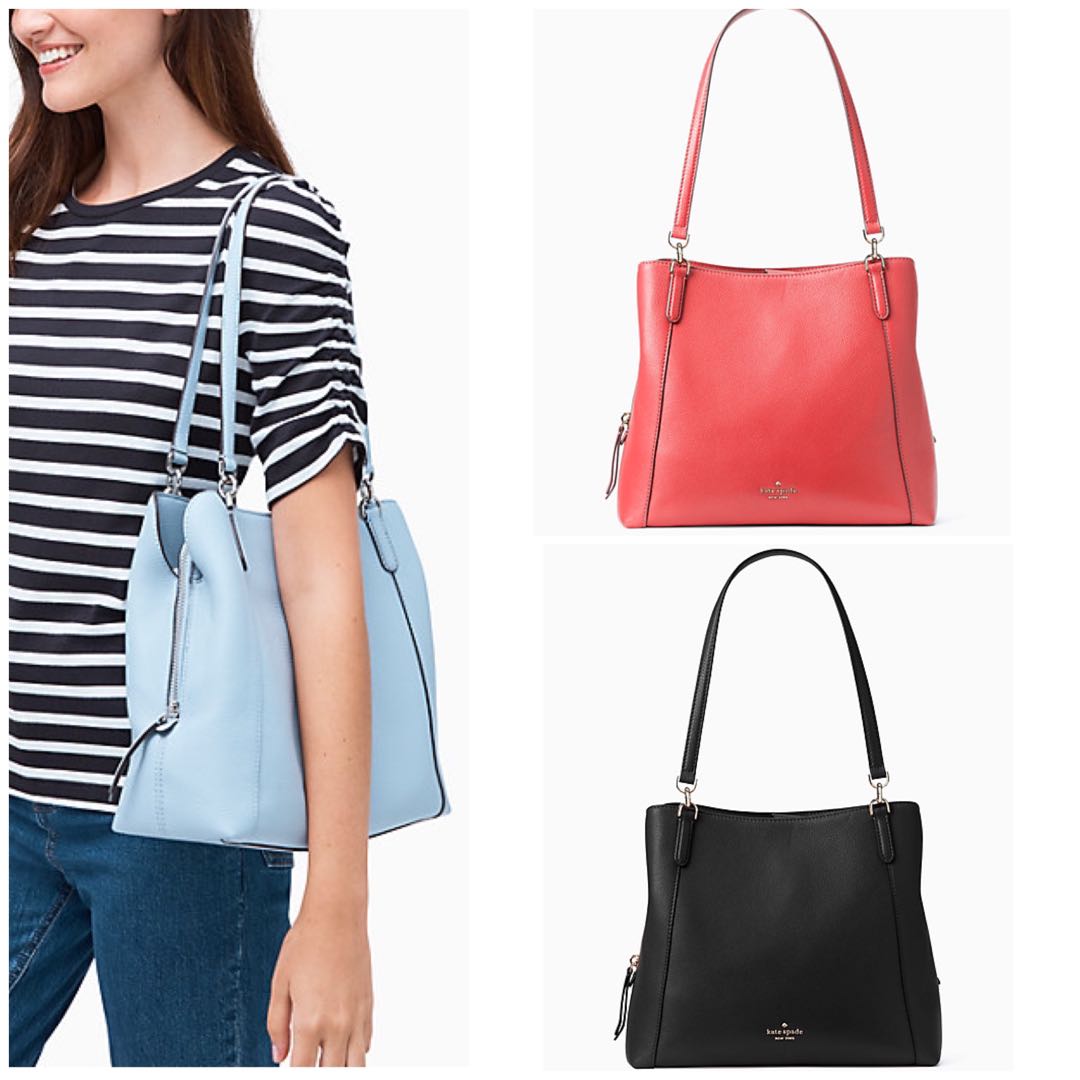 Kate spade purse jackson medium triple compt satchel shoulder bag outlet