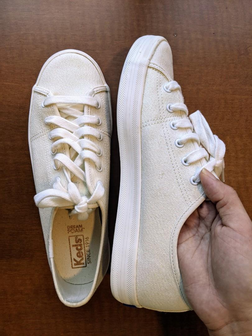 Keds kickstart iridescent canvas sneakers online