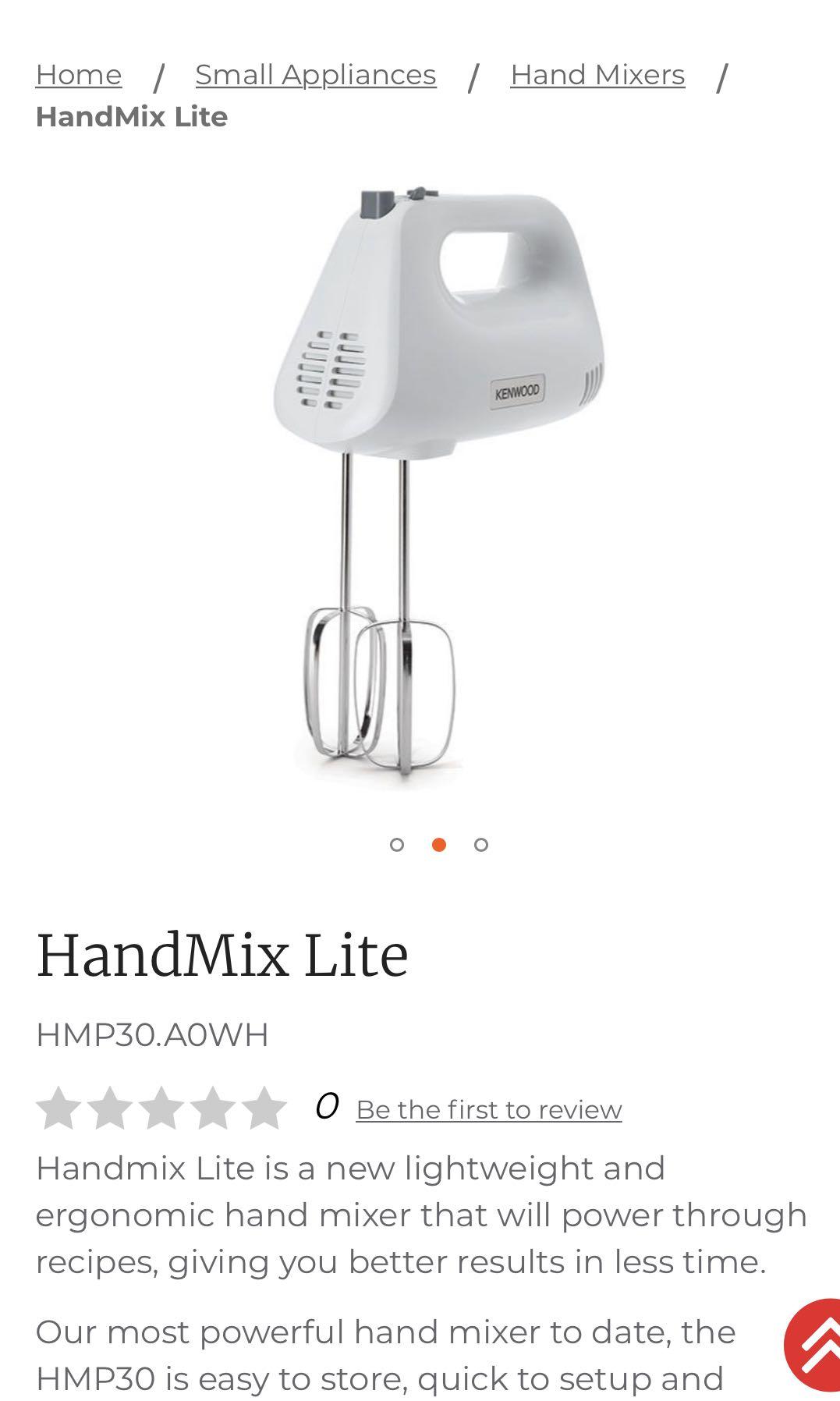 kenwood handmix lite hand mixer