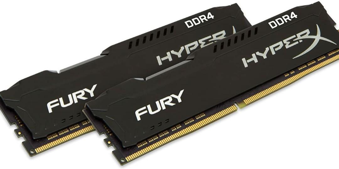 Kingston HyperX Fury 16GB DDR4 8GB 2 2133 mhz Computers Tech