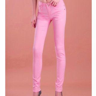 Long pink pants